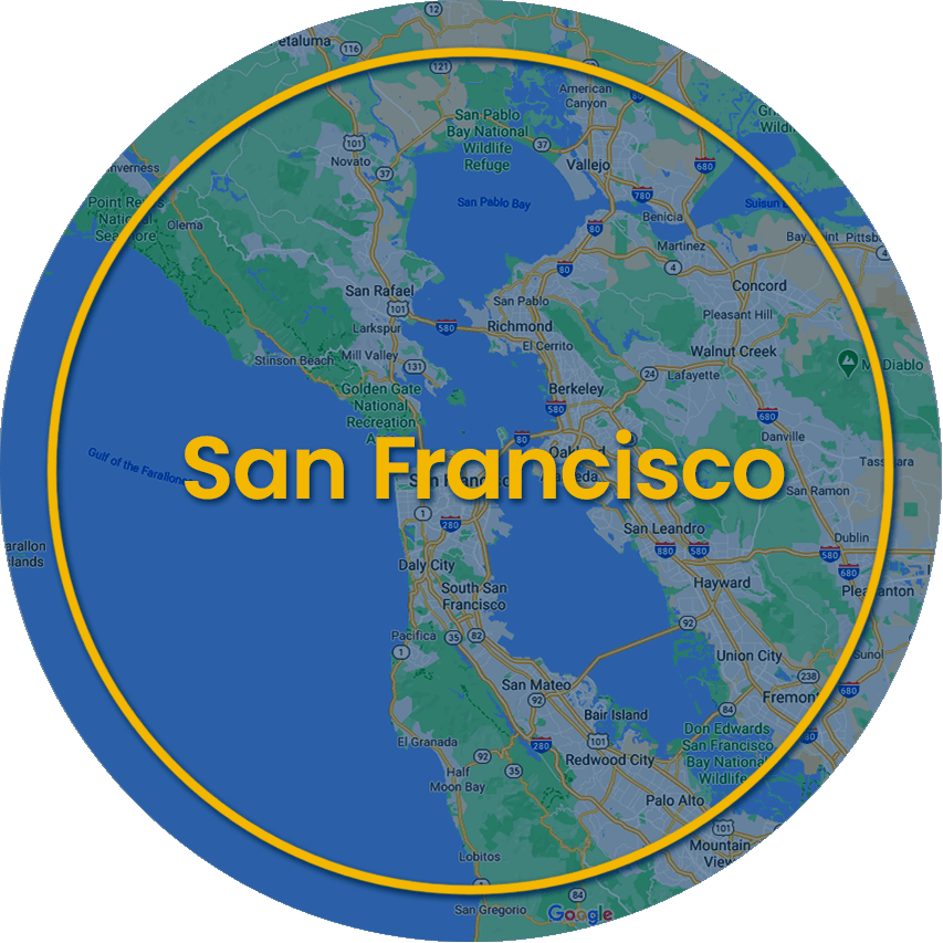 SF radius map 