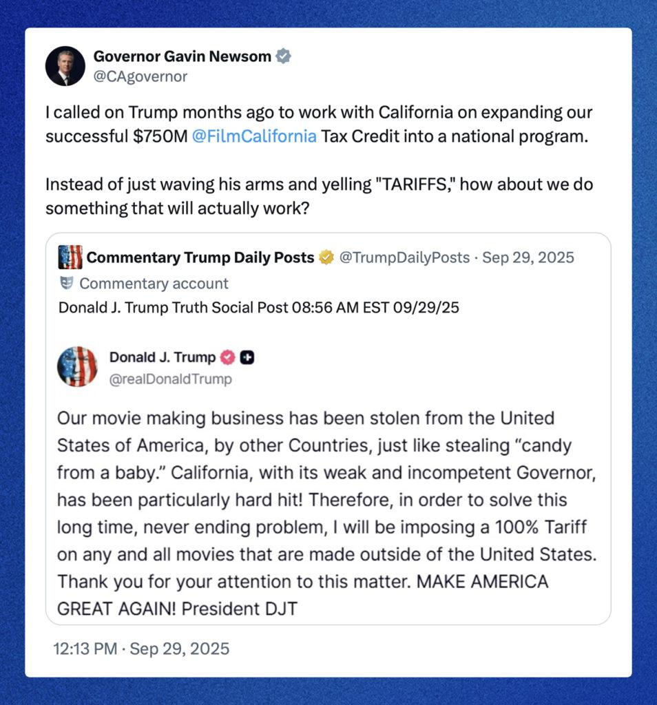 Newsom twitter